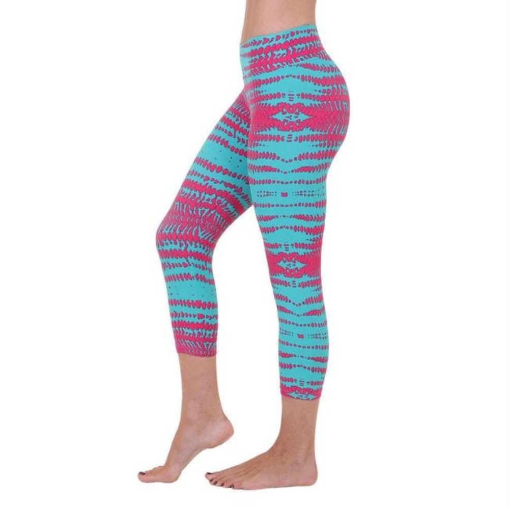 Pink Python Tie Dye Raspberry Heaven Activewear - Picture 2 of 4